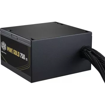 Fonte de alimentação Cooler Master MWE GOLD 750v3 ATX 3.1 750W 80 PLUS Gold não modular, 6x SATA, 4x 6+2 PCIe, 2x 4+4 EPS