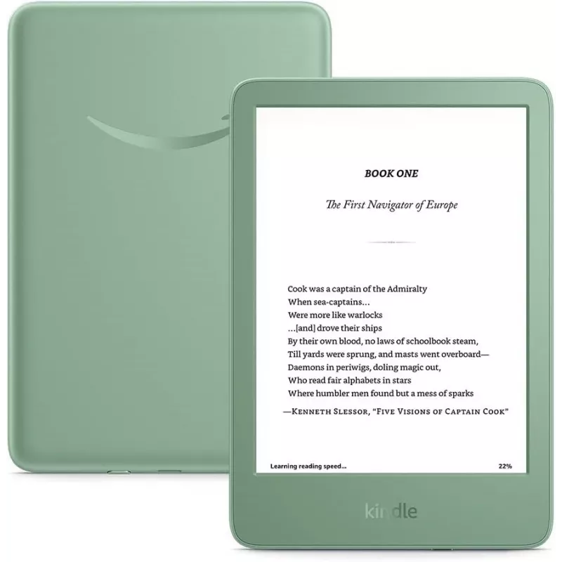 Amazon Kindle 11.ª geração B0CNVCQZG1 leitor de e-books, 6 polegadas, 16 GB, Wi-Fi, com publicidade, Matcha