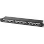 Patch panel Tecline 257310 1U Cat6 U/FTP preto
