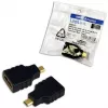 Adaptador de mudança de género HDMI HDMI D para HDMI A LogiLink AH0010 preto