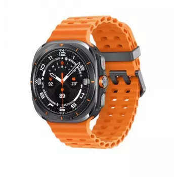 Samsung Galaxy Watch Ultra 3,81 cm (1,5 polegadas) AMOLED 47 mm Digital 480 x 480 píxeis Ecrã tátil 4G Cinzento, Titânio Wi-Fi GPS (satélite)