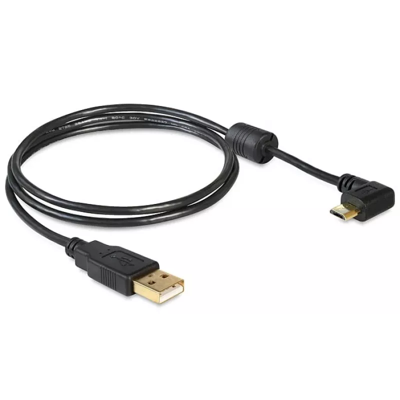 Cabo USB DeLOCK 83147 USB 2.0 1 m USB A Micro-USB B preto