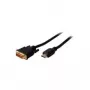 shiverpeaks HDMI/DVI-D 10 m - HDMI - DVI-D - ficha - ficha - dourado - preto (BS77488)