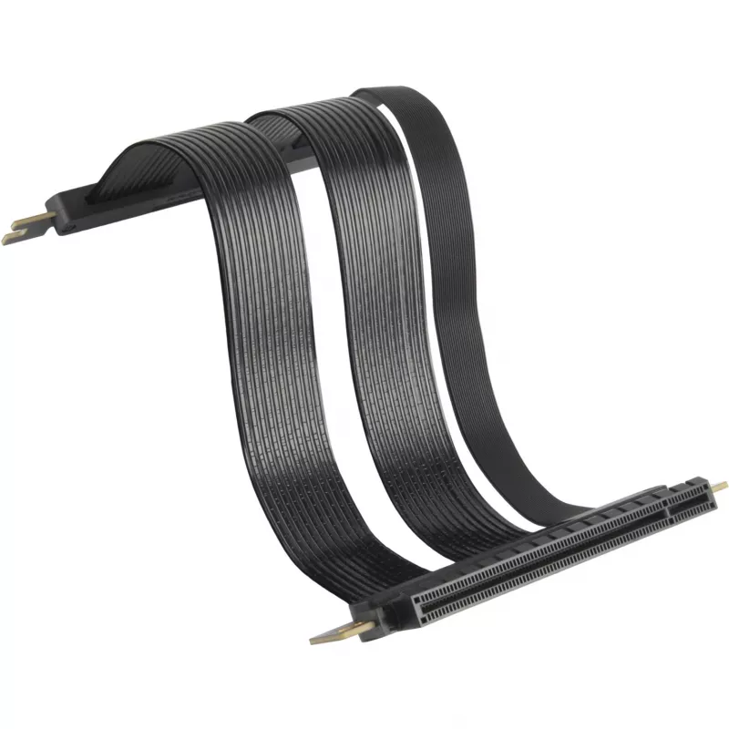 Cabo riser SilverStone SST-RC05-220 PCIe 4.0 x16, 22 cm, preto