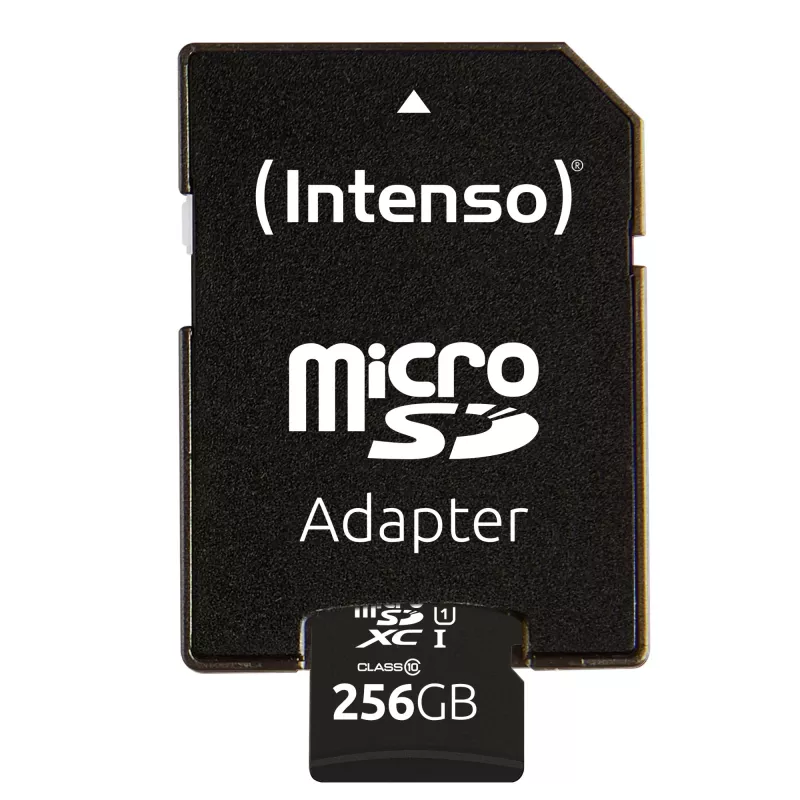 Memória flash Intenso 256 GB UHS-I microSD Performance Classe 10