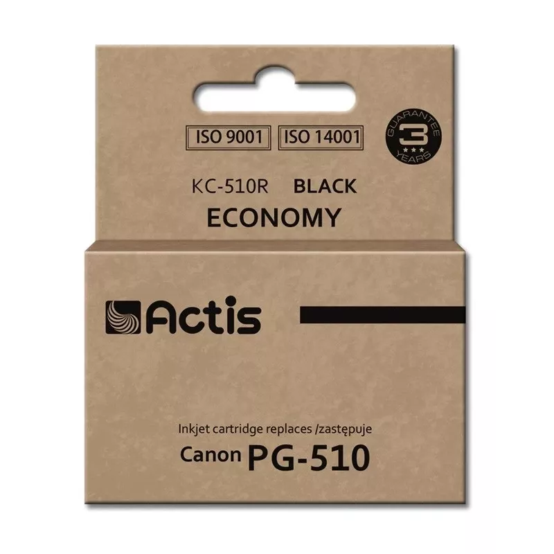 Tinta Actis KC-510R (substituto do Canon PG-510; Standard; 12 ml; preto)