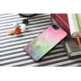Capa de proteção iKins para Apple iPhone 8/7 com design flores aquáticas, preto