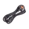 APC AP9895 cabo de alimentação, 16A 200-240V, C19 para ficha UK BS 1363A, 2,44 m, preto
