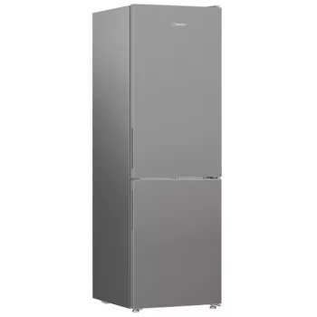 Frigorífico Indesit INK 25402 S4E | Compacto de livre instalação, No Frost, 249 L de refrigeração / 106 L de congelação, A 203,5 cm, classe energética E, 37 dB, prateado
