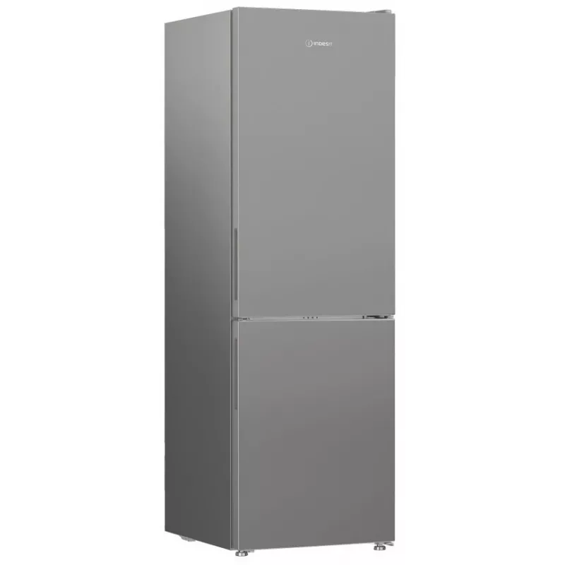 Frigorífico Indesit INK 25402 S4E | Compacto de livre instalação, No Frost, 249 L de refrigeração / 106 L de congelação, A 203,5 cm, classe energética E, 37 dB, prateado
