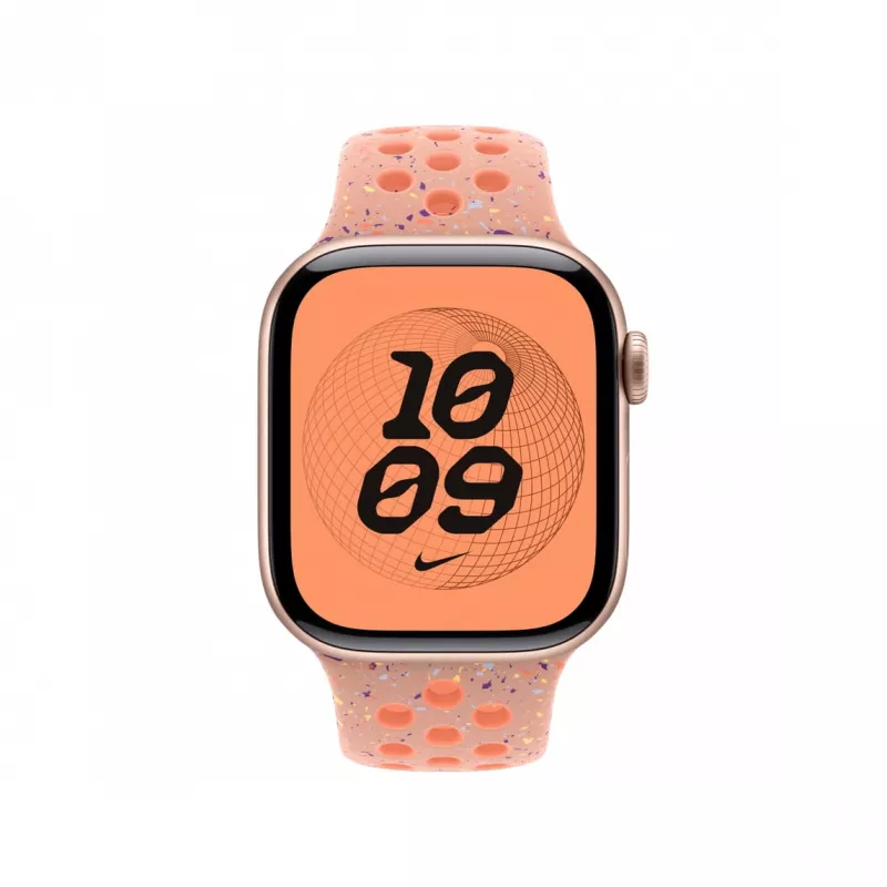 Bracelete Apple MGAQ4ZM/A rosa alumínio fluoroelastómero 130-180 mm