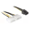 Cabo de alimentação para placa PCI Express DeLOCK 82315 0,15m