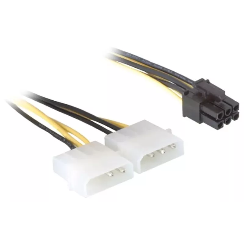Cabo de alimentação para placa PCI Express DeLOCK 82315 0,15m