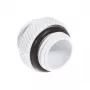 Adaptador Bitspower reto, rosca macho G1/4 – rosca macho G1/4, branco (BP-DWWP-C42)