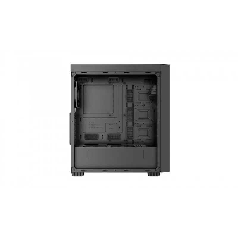 Caixa de computador Gembird Fornax K500 ATX, Midi-Tower, Preta