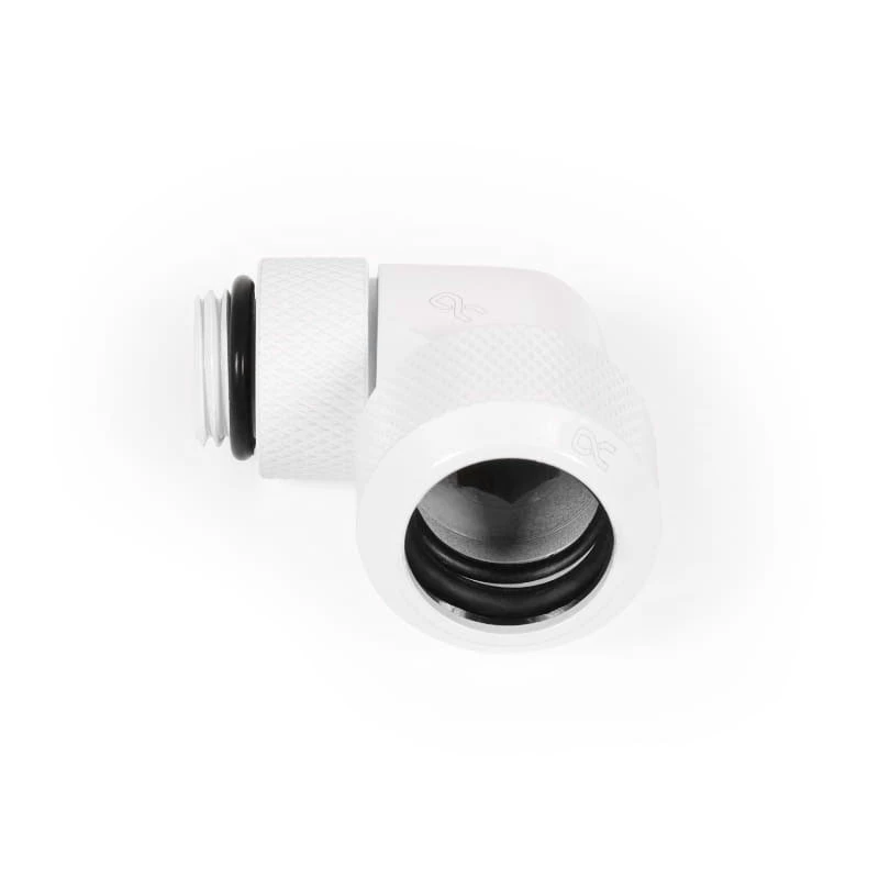 Conector Alphacool 90° G1/4 macho para tubo rígido 13 mm ext. rotativo – Alphacool 17620