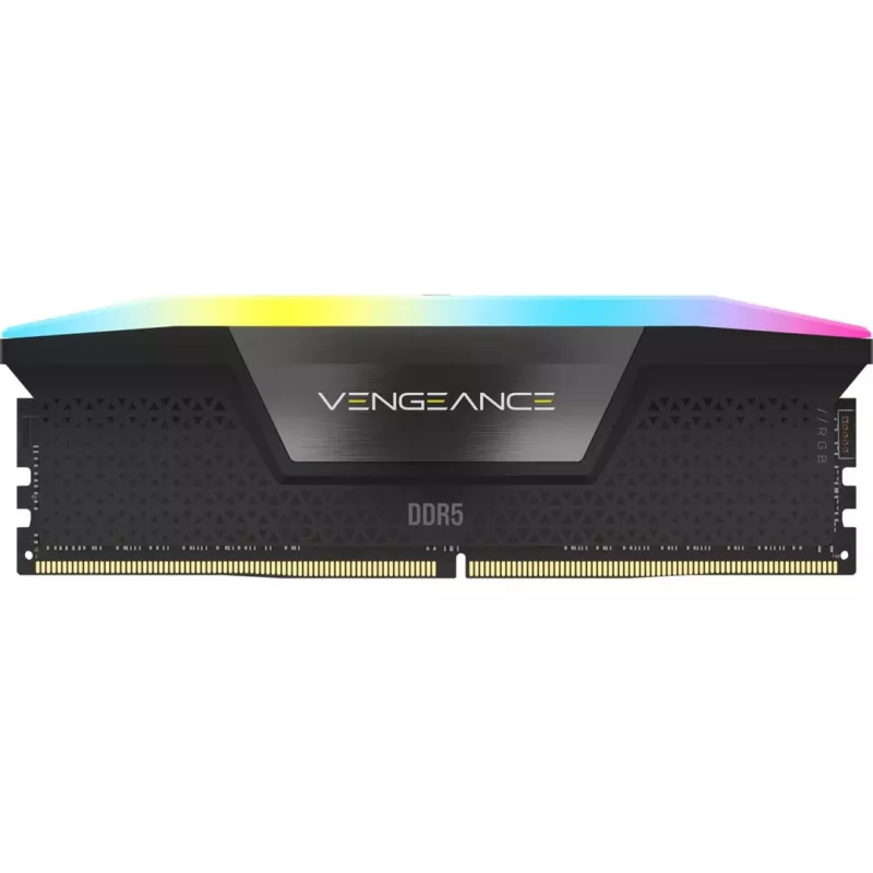 DIMM 64 GB DDR5-6600 (4x 16 GB) Quad-Kit, memória preta, CMH64GX5M4B6600C32, Vengeance RGB, INTEL XMP