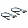 Conversor DeLOCK M.2 2280 Key B+M macho para 8 x SATA