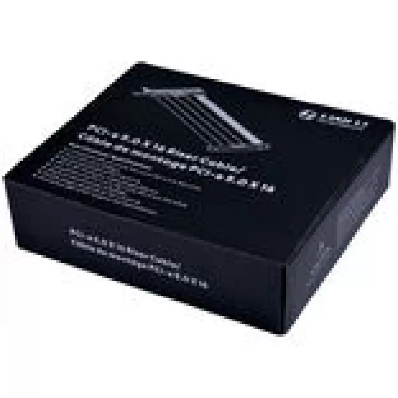 Cabo flat Lian Li PW-PCI-520X PCI-E x16 para PCI x16 preto 0,2m