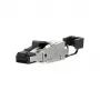 C6A ficha de campo RJ45 pro; ficha RJ45 montável no local