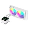 Refrigeração líquida para CPU Gamemax | GLACIER 240 LCD WH | Intel, AMD