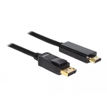 Cabo Delock DisplayPort 1.1 macho > High Speed HDMI-A macho passivo 2 m preto (82587)