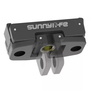Adaptador magnético de troca rápida Sunnylife para DJI Action 2/3/4 – montagem de 1/4 de polegada