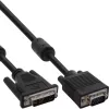 Cabo DVI-A InLine 12+5 macho / 15 pinos HD macho VGA 2 m