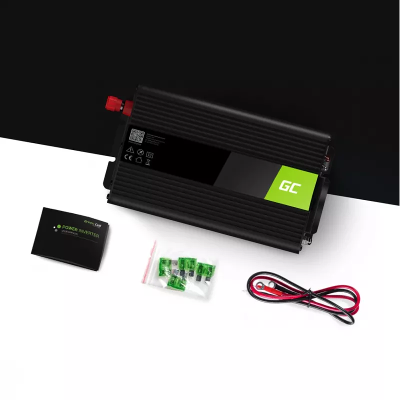 Fonte de alimentação/inversor Green Cell INV08 exterior 1000 W preto