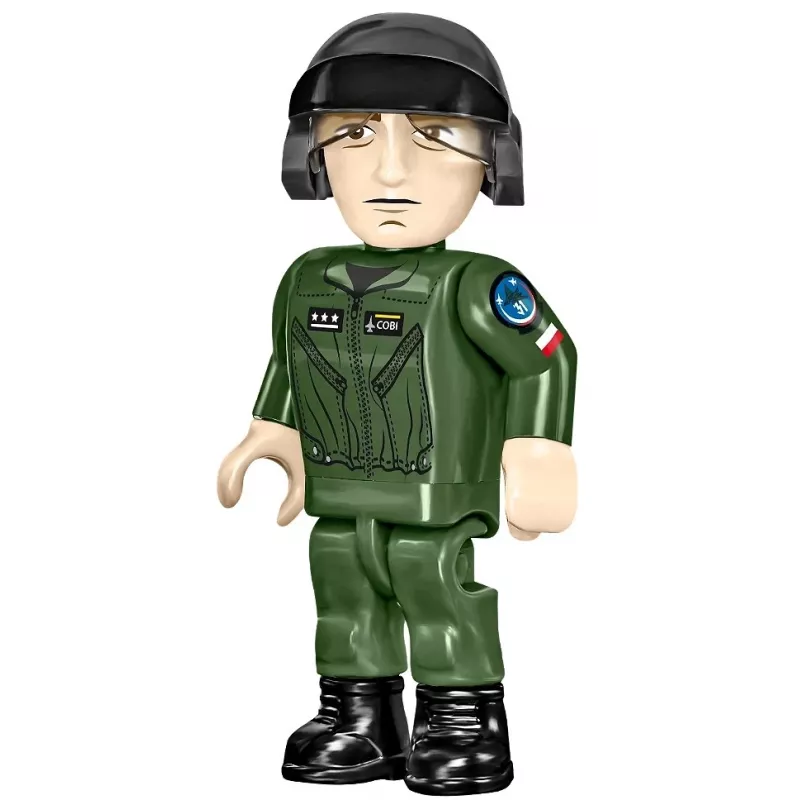 Conjunto de construção Cobi F-16C Fighting Falcon – 463 peças, maquete à escala