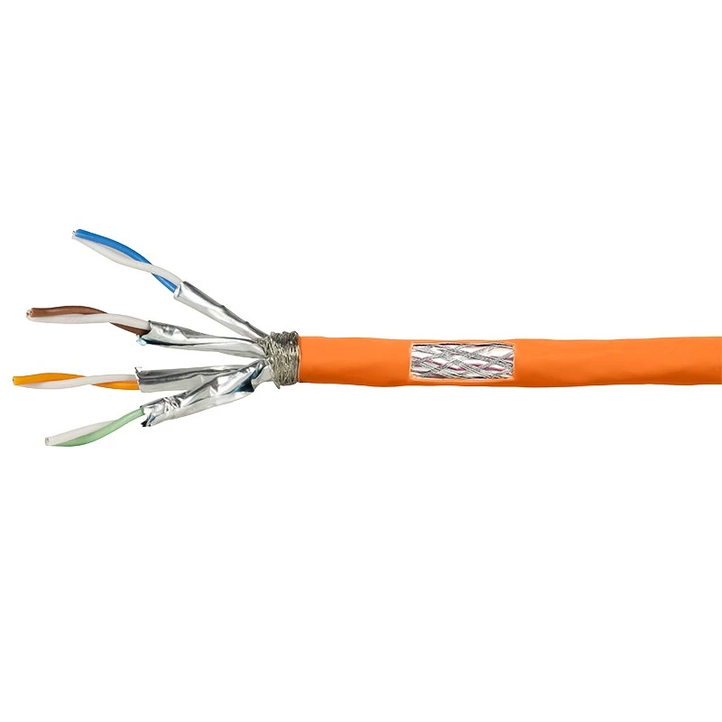 Cabo de rede LogiLink CPV0060 RJ45 Cat7 100 m laranja