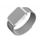 Pulseira de malha FIXED para Apple Watch 38/40/41 mm — FIXMEST-436-SL Prateado, aço inoxidável Milanese, ajustável