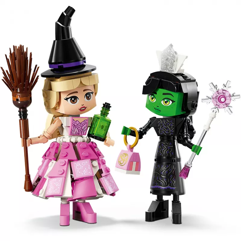 LEGO Wicked Figuras Elphaba e Glinda 75682 – Conjunto de minifiguras de colecionador