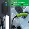 Carregador móvel para carro elétrico Qoltec ajustável 2em1 Type2 | 7kW | 230V | CEE 3 PIN | Wi-Fi | LCD | portátil | wallbox | 5m