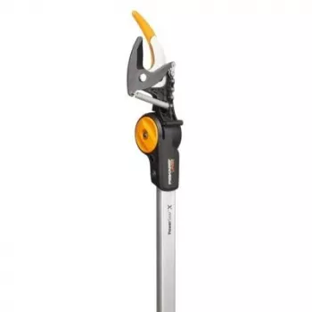 Tesoura de poda Fiskars UPX82 Bigorna — Tesoura de poda manual para ramos lenhosos, preto/azul/cinzento