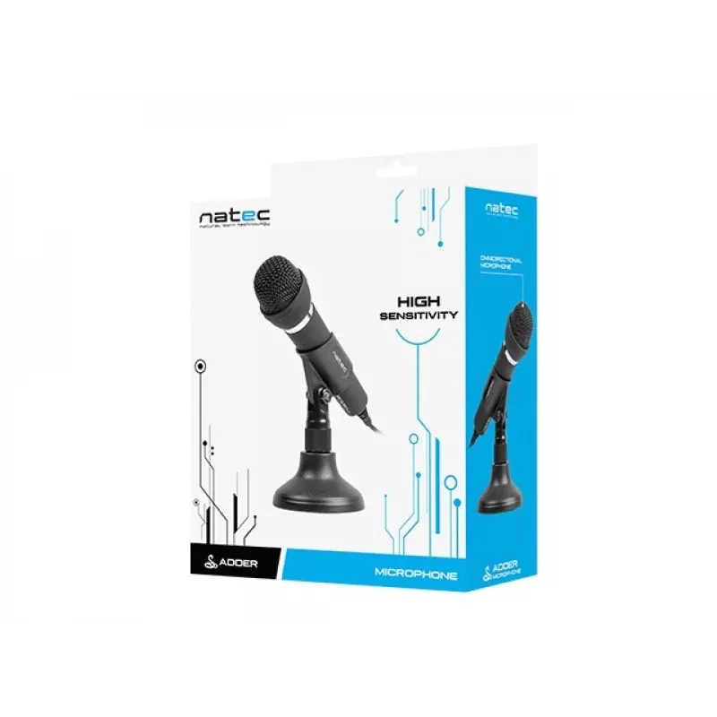 Microfone de conferência NATEC ADDER preto