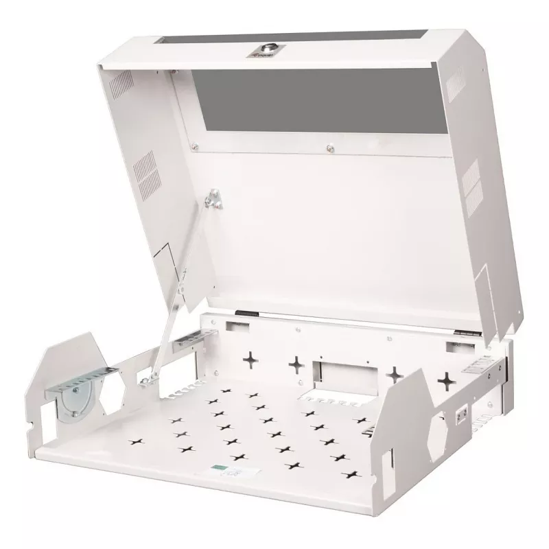 ROLINE 26.21.0015 Armário de parede Basic de 19", 5U, curto, cinzento