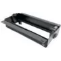 Bachmann TOP FRAME extensão sem moldura com 4 tomadas para montagem embutida, preto revestido a pó