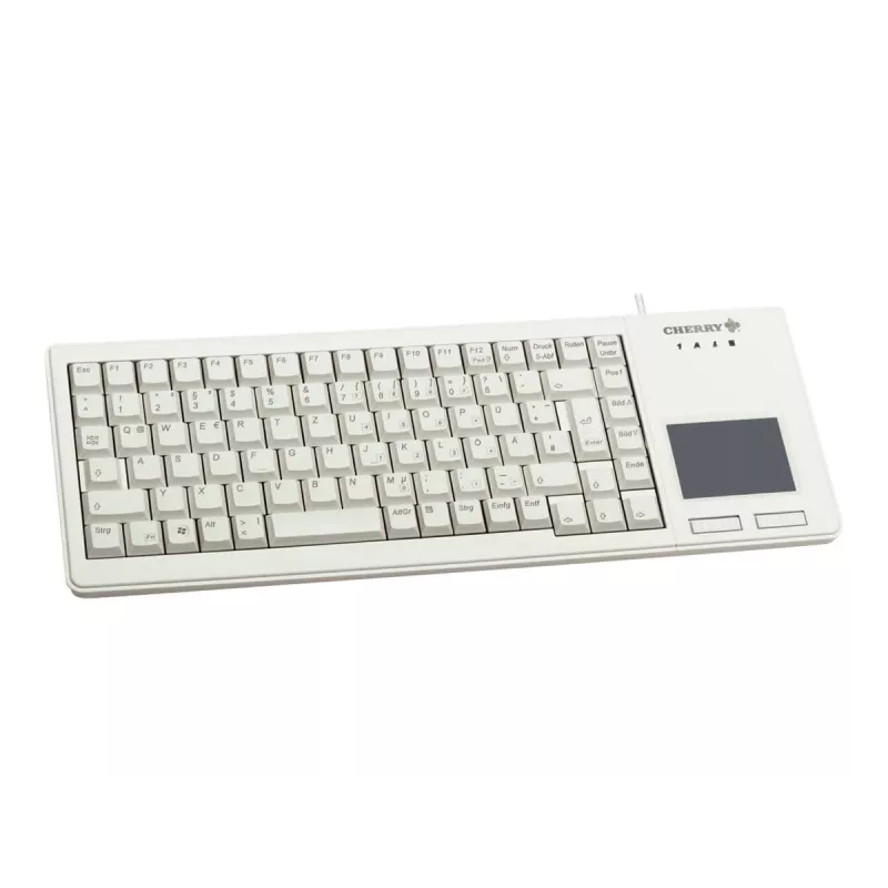 Teclado universal com touchpad CHERRY XS USB QWERTZ alemão cinzento