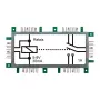 Relé elétrico ALLNET 118367 verde aço inoxidável branco 1 A