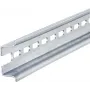 Calha para rack Rittal 4937.000, aço, prateado, profundidade 1155 mm, pack de 6