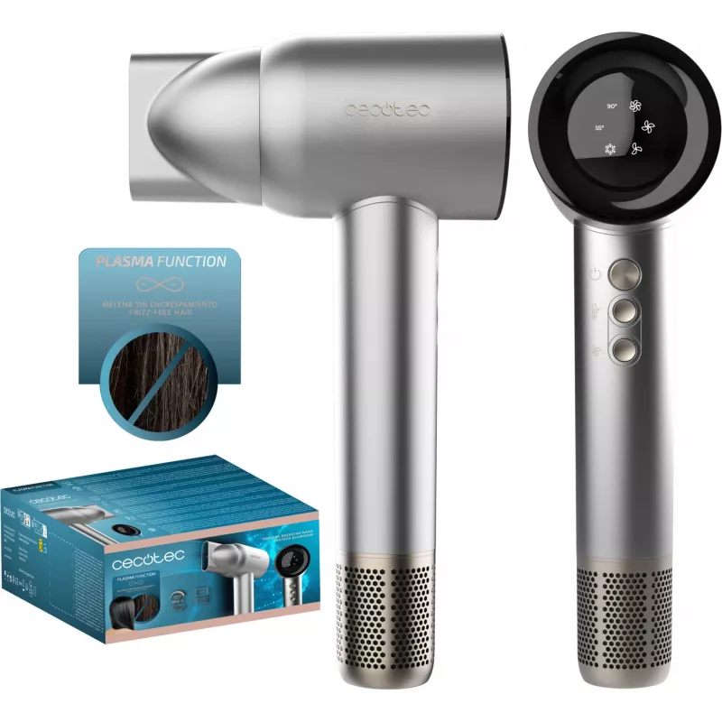 Secador de cabelo Cecotec IoniCare RockStar Nano IonTech 1600W alumínio