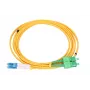 Cabo de patch Extralink SC/APC-LC/UPC monomodo duplex G652D 3mm 1m