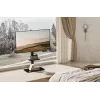 Suporte de TV de chão GEMBIRD TVS-86ST-01 para televisores de 43–86 polegadas, preto, base em vidro temperado, VESA 100x100–600x400, máx. 60 kg