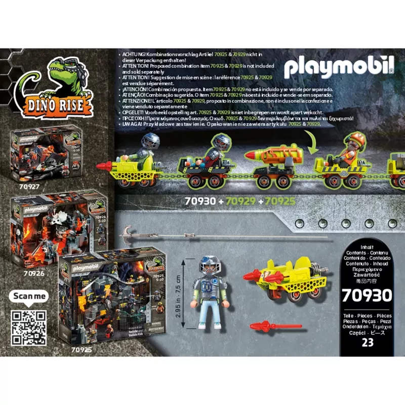 Conjunto DINO Rise 70930 Mine Cruiser