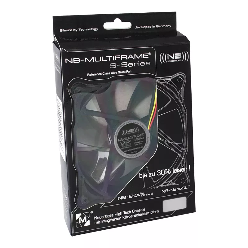 Noiseblocker Multiframe S-Series M12-P ITR-M12-P ventoinha de caixa, 120 mm, PWM