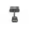 Cabo adaptador DisplayPort Assmann, DP - HD15 M/F, 0,15 m, com bloqueio, compatível com DP 1.1, UL, azul, sem blindagem, 32AWG (AK-340410-001-S)