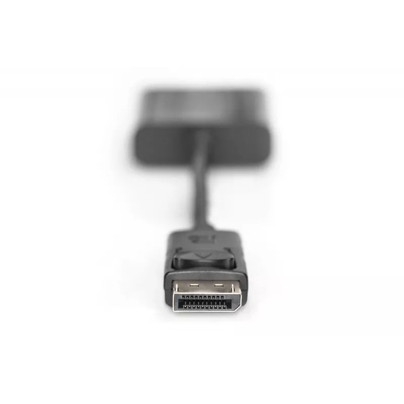 Cabo adaptador DisplayPort Assmann, DP - HD15 M/F, 0,15 m, com bloqueio, compatível com DP 1.1, UL, azul, sem blindagem, 32AWG (AK-340410-001-S)