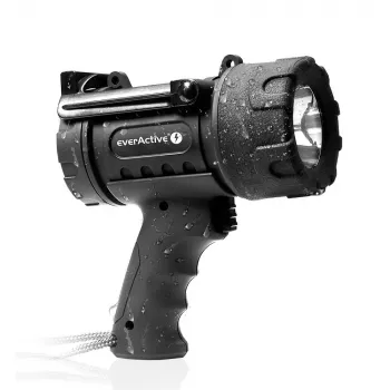 Holofote LED recarregável everActive SL-500R Hammer, 500 lm, IP67, USB-C, preto