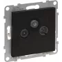 Legrand SEANO 765467 Tomada simples TV-R-SAT para HD TV, antracite